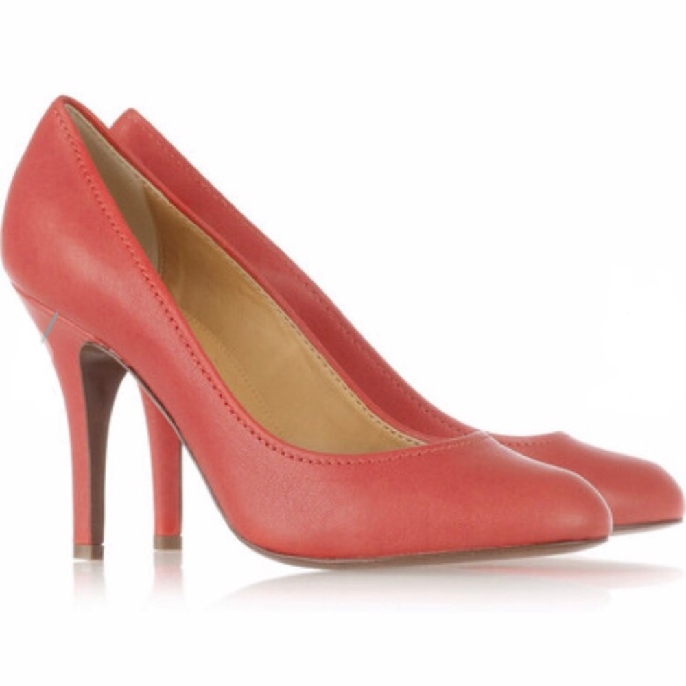 J.Crew MONA Pumps Red(ish) Leather S8